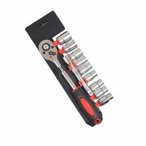 Set de Chei Tubulare 1/2" cu Clicket - 12 Bucati, din Crom si Vanadiu imagine