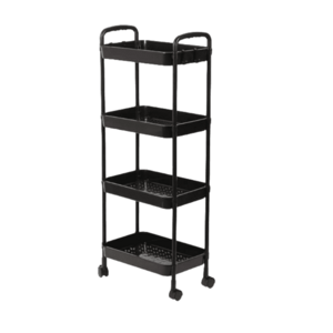 Etajera cu 4 Rafturi din Plastic pe Roti imagine