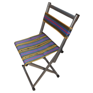 Scaun pliabil camping cu spatar Verde Mov imagine