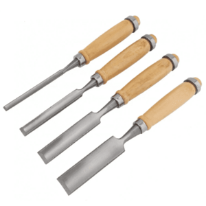 Set 4 dalti pentru sculptura in lemn din Otel Maro/Argintiu imagine