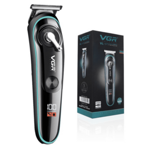 Trimmer profesional de tuns VGR V 075 cu afisaj LED si 4 piepteni imagine