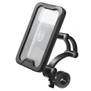 Suport de telefon pentru moto / bicicleta impermeabil cu carcasa si rotire S806 imagine