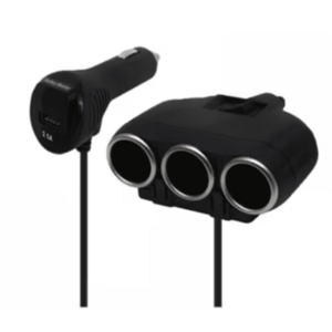 Priza auto 12V si 24V Olesson 1634 cu 4 intrari 120W negru imagine