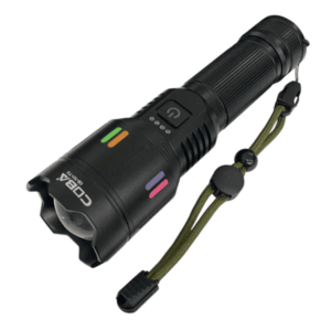 Lanterna LED din aluminiu COBA CB 701 cu baterie 9800mAh incarcare USB Type C 5 moduri de iluminare imagine