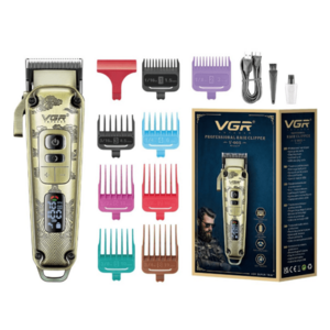 Aparat de tuns cu carcasa metalica premium VGR V 005 Afisaj LED imagine
