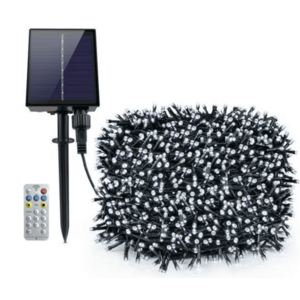 Instalatie solara decorativa 600 LED lungime 60 metri 1500 15 ALB RECE imagine