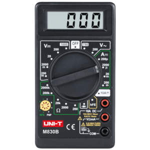 Multimetru digital DT830B negru imagine