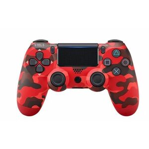 Controller Wireless Joystick Pentru Consola Sony Playstation 4 Army ROSU imagine