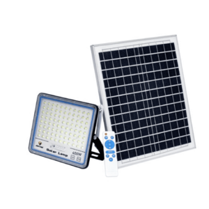 Proiector cu panou solar putere 400W de 24000MA carcasa aluminiu imagine