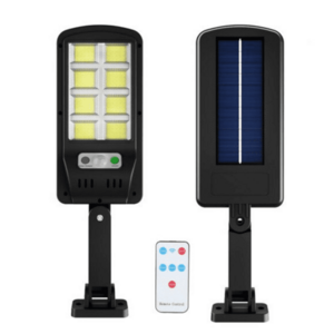 Mini proiector solar de exterior 8 casete JORTAN 6500K COB IP66 Negru imagine