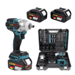 Trusa Pistol de impact si insurubat 48V cu 2 acumulatori si 40 accesori LEIHMANN imagine