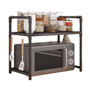 Etajera pentru cuptor cu microunde organizator din plastic durabil 48x26x49 imagine