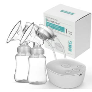 Pompa electrica dubla de san 2 biberoane masaj imagine