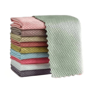 Set 10 lavete profesionale din microfibra multicolor imagine