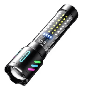 Lanterna Profesionala LED CB 519B cu incarcare type C de 20cm pentru drumetii 500m imagine