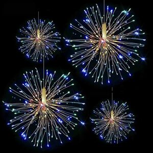 Instalatie Papadie 500 LED COLORAT incarcare SOLARA cu 5 moduri de lumina cod 888M imagine