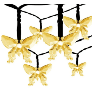 Instalatie 1500-11 Solara 50 LED - FLUTURI Crystal ALB CALD 5m imagine