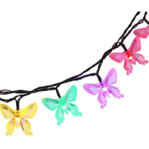 Instalatie 1500-11 Solara 50 LED - FLUTURI Crystal, MULTICOLOR 5m RGB imagine