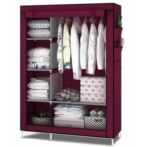 Dulap VISINIU Haine 2 compartimente Textil imagine