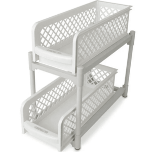 Organizator 2 nivele, pliabil pentru baie sau bucatarie imagine