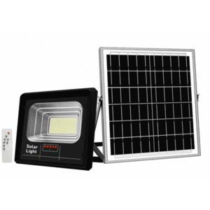 Proiector Solar Jortan 300W IP66 cu Indicator batarie si telecomanda 6500k imagine