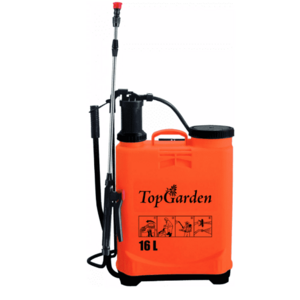 Pompa de stropit electrica TOP GARDEN 16 L acumulator 6 BAR regulator 3 duze imagine