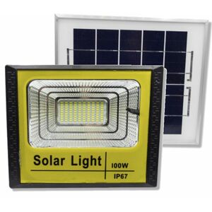 Kit Proiector TAI 200W 120LED cu Panou Solar Si Telecomanda imagine