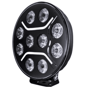 Proiector led auto rotund 7 inch Off Road camion cu pozitie alb galben 12V/24V imagine