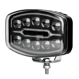 Proiector led auto de 9 inch Off Road utilaje camion alb galben 12V/24V imagine
