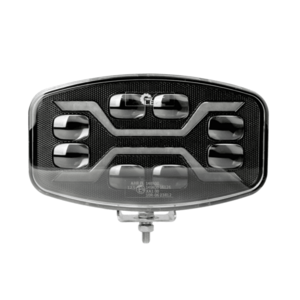 Proiector led auto 9 inch cu lupa spider Off Road utilaje camion cu pozitie alba si functie stroboscopica galbena 12 24V imagine