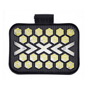 Proiector LED Off Road Alb + Galben mod secvential si flash 12V/24V de 4 Inch Putere 99W imagine