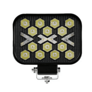 Proiector LED Off Road Alb + Galben mod secvential si flash 12V/24V de 3 Inch Putere 63w imagine