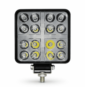 Proiector LED auto compact 48W alb galben flash 4X4 LED 12/24V imagine