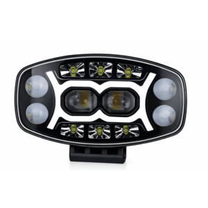 Proiector led auto Spider de 9 inch 12V/24V Off Road camion utilaje lupa alb + galben imagine