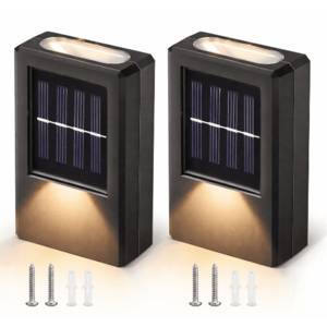 Set 2 lampi solare de perete cu iluminare sus jos lumina calda imagine