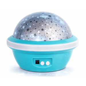 Proiector rotativ cu stele si luna cu functie de rotatie la 360 grade colorat pentru copii imagine