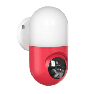 Camera de supraveghere 1080P tip 2 in 1 cu detectie de miscare iluminat LED unghi panoramic 355 interfon imagine