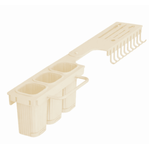 Suport dublu pentru bucatarie pliabil 2 moduri de montare multifunctional 67 x 9 x 12 cm imagine