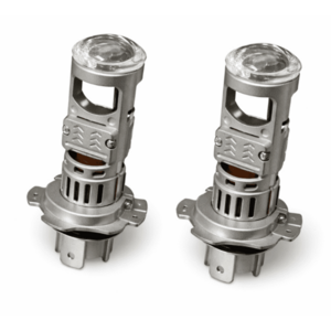 Set 2 becuri auto H7 putere 200W cu lupa de 23000LM Alb Rece 6500K imagine