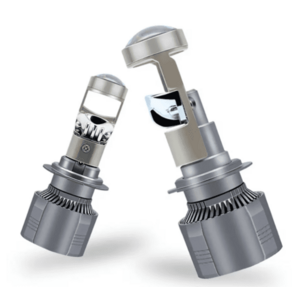 Set 2 becuri LED auto H7 cu Lupa CANBUS alb rece imagine