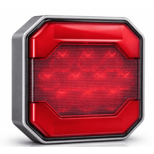 Lampa LED Stop Auto Patrata 12V/24V stop pozitie si Frana design modern pentru remorca / camion imagine