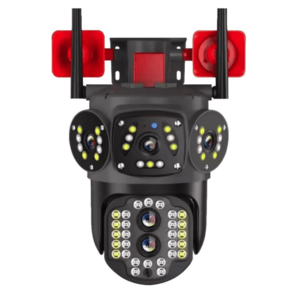 Camera de supraveghere exterior Urmarire automata Viziune nocturna color 12MP Negru IP66 imagine