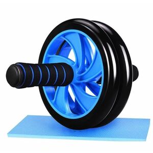 Roata abdomen MICA Fitness Double Wheel manere drepte imagine