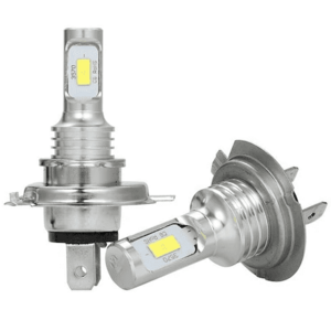 Set 2 Becuri auto H7 12 LED SMD putere 1600W imagine