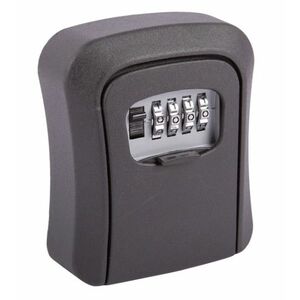 Seif Mic KS405 pentru chei cu Combinatie si Montaj pe perete Negru imagine