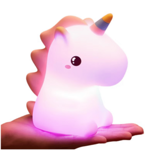 Lampa de veghe pentru copii unicorn 16 culori dimabila imagine