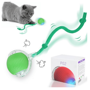 Jucarie interactiva tip minge pentru caini si pisici P02 USB reincarcabila 3 moduri de functionare imagine