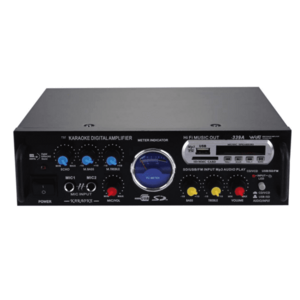 Amplificator karaoke profesional tip statie BT 339FM 160 w imagine