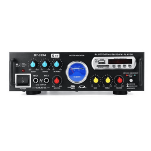 Amplificator audio cu Bluetooth BT-339A statie USB MP3 Radio FM 2x30W / 12V imagine