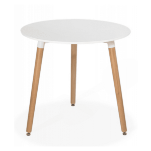 Masuta de cafea pentru living Rotunda MDF Alb 80 x 74cm imagine